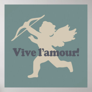 Vive L'kärlek Cupid poster