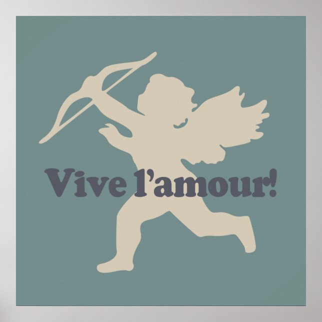 Vive L'kärlek Cupid poster (Framsidan)