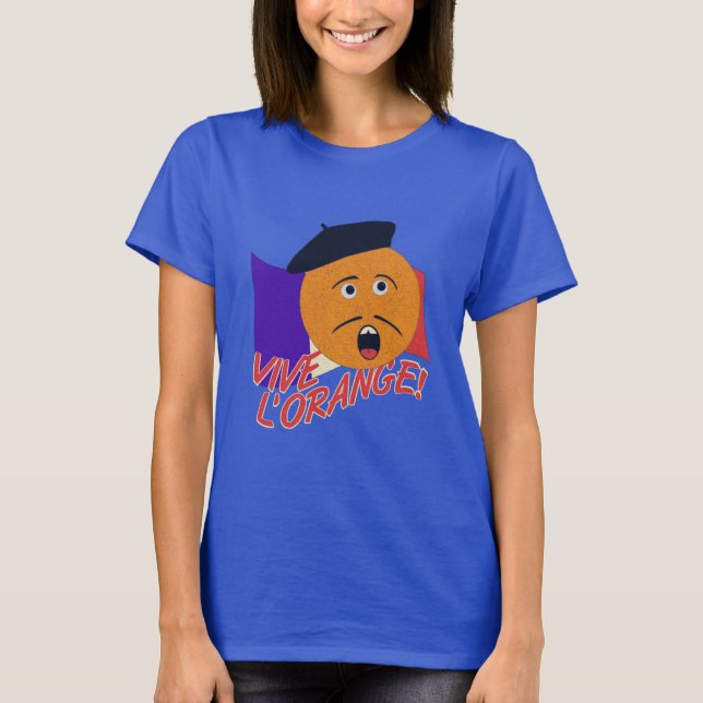 VIVE L'ORANGE T-SHIRT (Framsida)