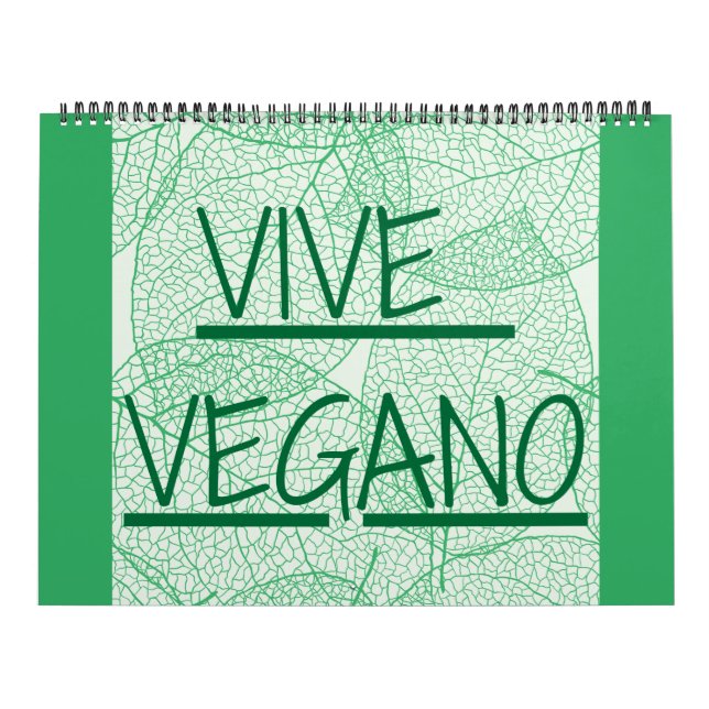 Vive vegano | Levande vegan Kalender (Omslag)