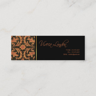 Viveca London Baroque-profilkort Mini Visitkort