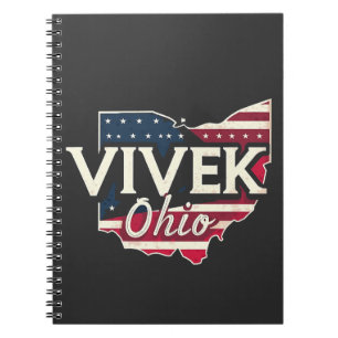Vivek Ohio 2026 guvernör Republican American Anteckningsbok