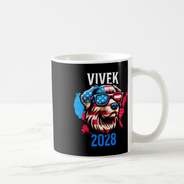 Vivek Ramaswamy 2028 Presidentvalet Republikan Kaffemugg (Höger)