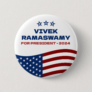 Vivek Ramaswamy för president 2024 Knapp