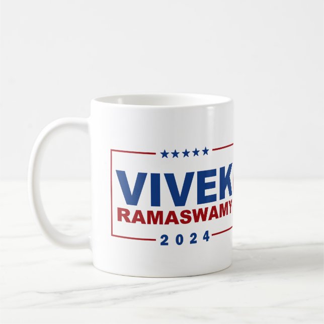 VIVEK RAMASWAMY KAFFEMUGG (Vänster)