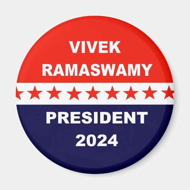 Vivek Ramaswamy President 2024 Magnet (Framsidan)