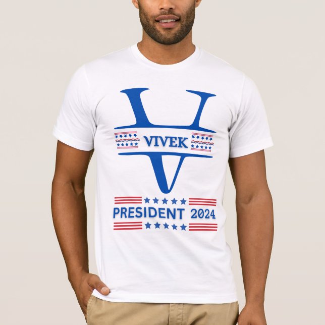 Vivek Ramaswamy President T-Shirt (Framsida)