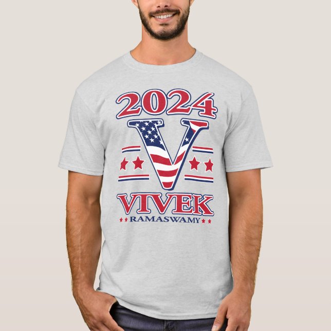 Vivek Ramswamy för president 2024 T Shirt (Framsida)