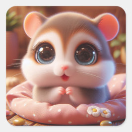 ’Vivi’ Fyrkantigt Klistermärke