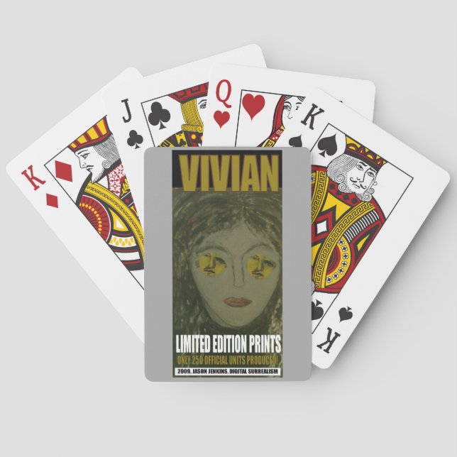 VIVIAN LIM PRINT SPEL KORT (Baksidan)