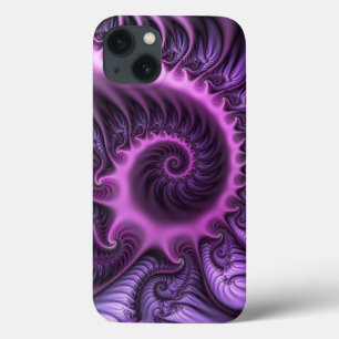 Vivid Abstrakt Coola Rosa Lila Fractal Art Spiral