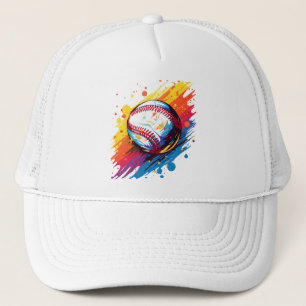 Vivid Baseball Dreams: Watercolor Magic Keps