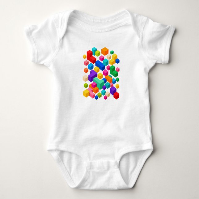 Vivid Blockscape T Shirt (Framsida)