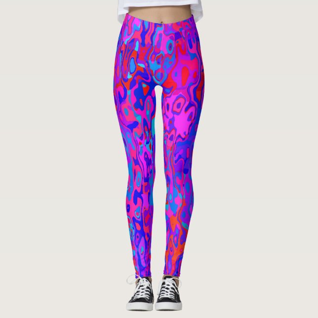 Vivid Camo Leggings (Framsida)