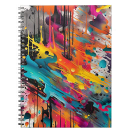 Vivid Chaos Stänk Graffiti Anteckningsbok