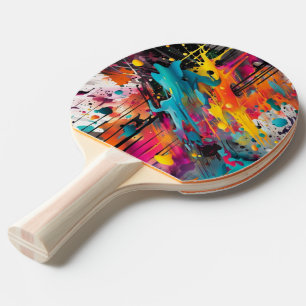 Vivid Chaos Stänk Graffiti Pingisracket