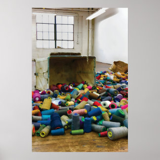 Vivid Colors Photograph Print of the inside of the Poster