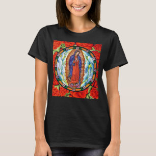 Vivid Dam i Guadalupe Söt Kvinnor i svart T Shirt