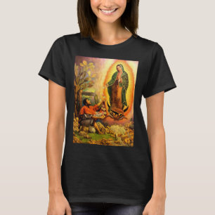Vivid Dam i Guadalupe Söt Kvinnor i svart T Shirt