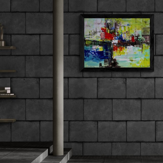 "Vivid Dreams", Abstract Art Canvastryck (Skapare uppladdad)