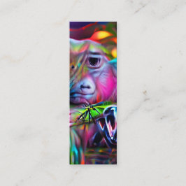 Vivid Dreamscape: Bokmärke för Agrizofobi Mini Visitkort