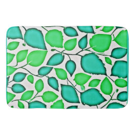 Vivid Elegance Löv Mönster Badrumsmatta