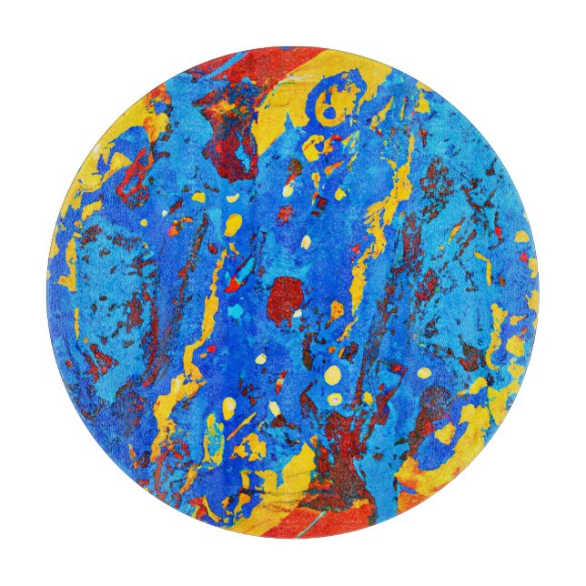 Vivid Färg Abstrakt Artwork (Framsidan)