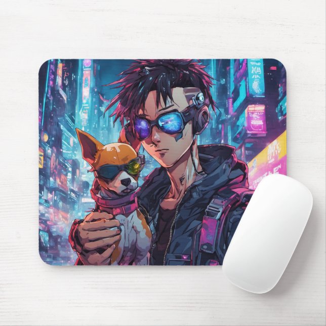 Vivid Färg Autism Mamma Mousepad Musmatta (Med mus)