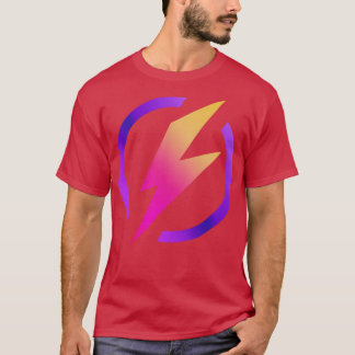 Vivid Färg Blixt T Shirt