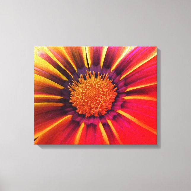 Vivid Färg Gerber Daisy Canvas (Framsida)