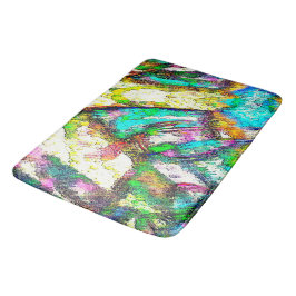 Vivid färg - Rustik och grov som grovgjutning Badrumsmatta