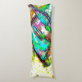 Vivid färg - Rustik och grov som grovgjutning Kroppskudde