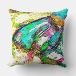 Vivid färg - Rustik och grov som grovgjutning Kudde