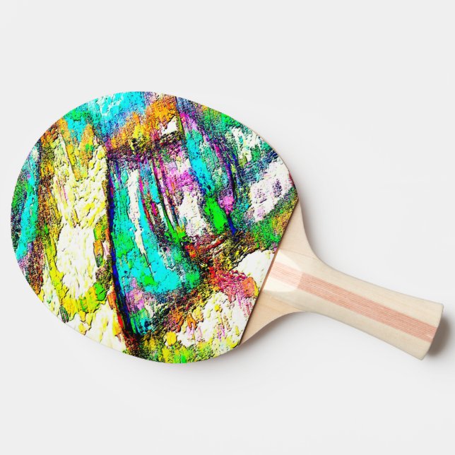 Vivid färg - Rustik och grov som grovgjutning Pingisracket (Sidan)