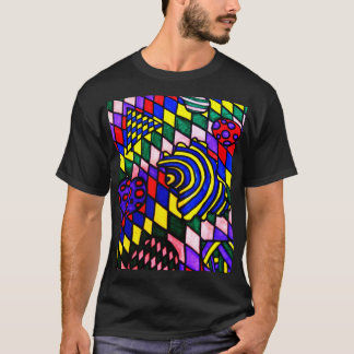 Vivid färg t-shirt