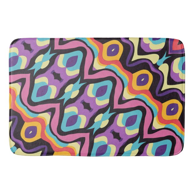 Vivid festival-rytm badrumsmatta (Framsidan)