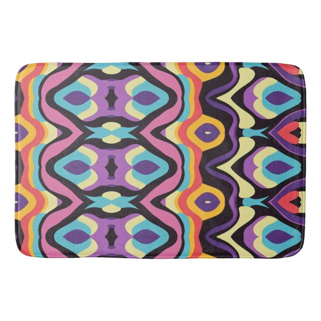 Vivid festival-rytm badrumsmatta (Framsidan)