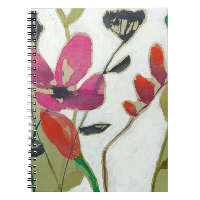 Vivid Flowers I Anteckningsbok (Framsidan)