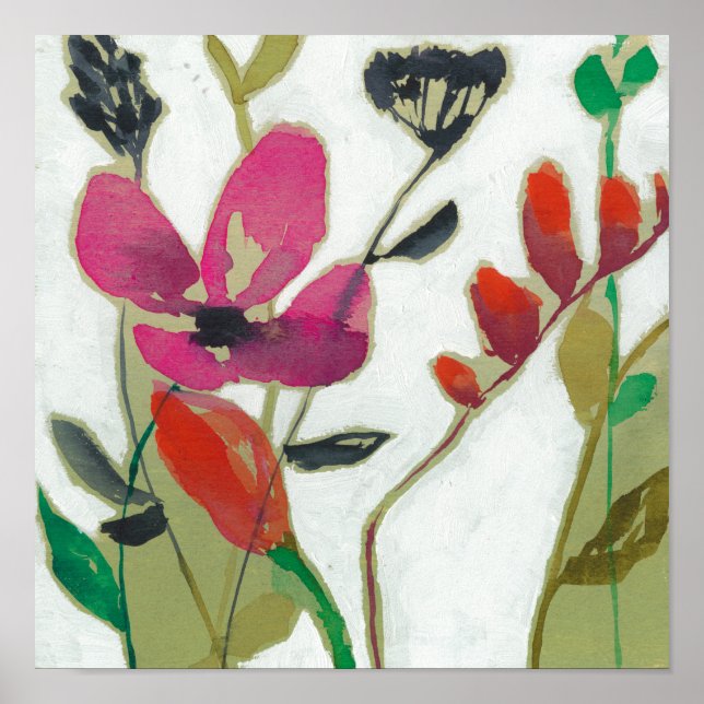 Vivid Flowers I Poster (Framsidan)