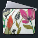 Vivid Flowers Laptop Fodral<br><div class="desc">Vivid Flowers II av Jennifer Goldberger. Insamling av enskilda blommor i en levande palett i färg.</div>
