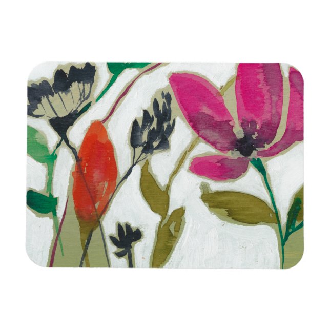 Vivid Flowers Magnet (Horisontell)