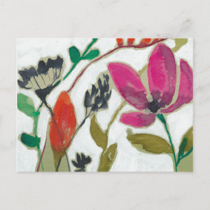 Vivid Flowers Vykort