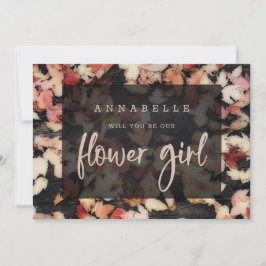 Vivid Foliage | Frieri kort för Fall Flower Girl