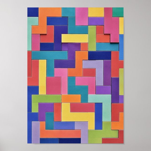  Vivid Grid Poster (Framsidan)