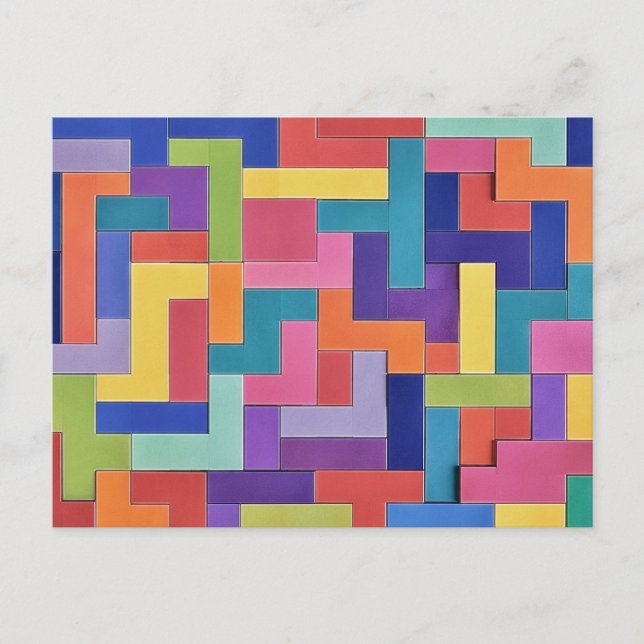 Vivid Grid Vykort (Framsida)