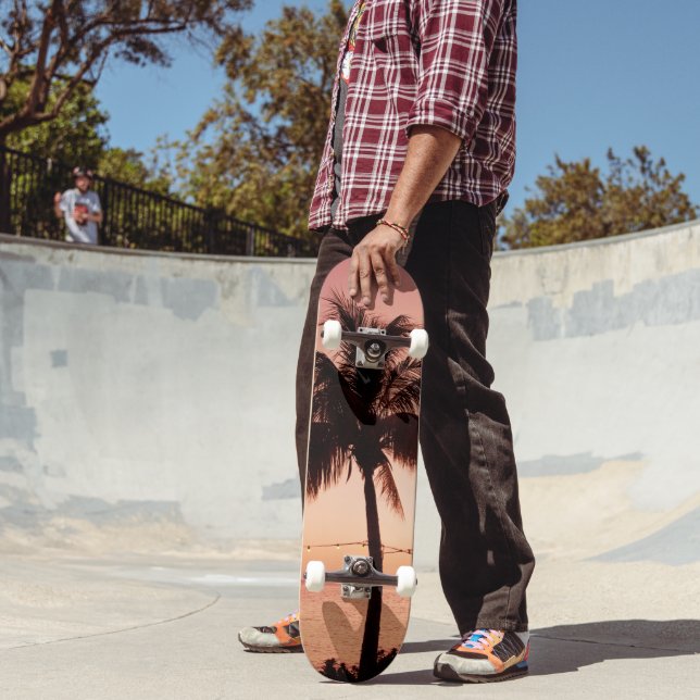 Vivid Handflatan Träd Dream #4 #tropical #wall #de Mini Skateboard Bräda 18,5 Cm (Utomhus 2)