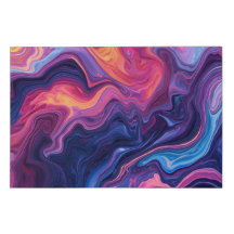 Vivid Liquid Abstract Art
