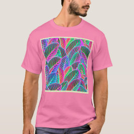 Vivid Löv Mönster Design T Shirt