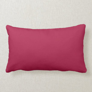 Vivid Magenta Red-Lila Solid Färg 001-35-31 Lumbarkudde