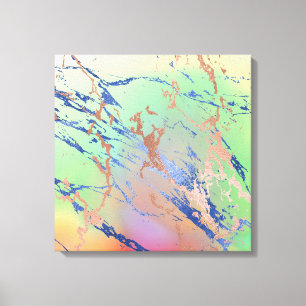 Vivid Marble Färg, fetstil, pastellfärg Canvastryck